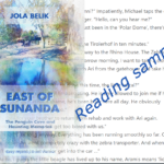 Reading sample from "East of Sunanda - Part I: The Penguin Cave and Haunting Memories"